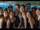岐阜県　女子水泳部　集合写真　#部活　#水泳部　#競泳水着　#AI美少女　　