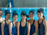 岐阜県　女子水泳部　集合写真　#部活　#水泳部　#競泳水着　#AI美少女　　